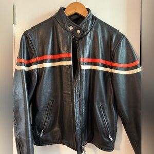 Harley Davidson Look-alike Vintage Leather Jacket